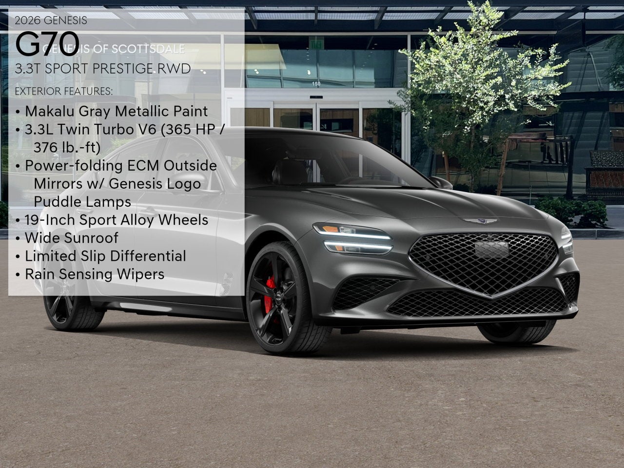 2026 Genesis G70 3.3T Sport Prestige