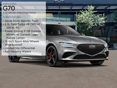 2026 Genesis G70 3.3T SPORT PRESTIGE
