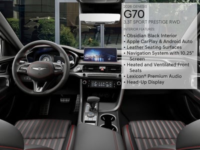 2026 Genesis G70 3.3T SPORT PRESTIGE
