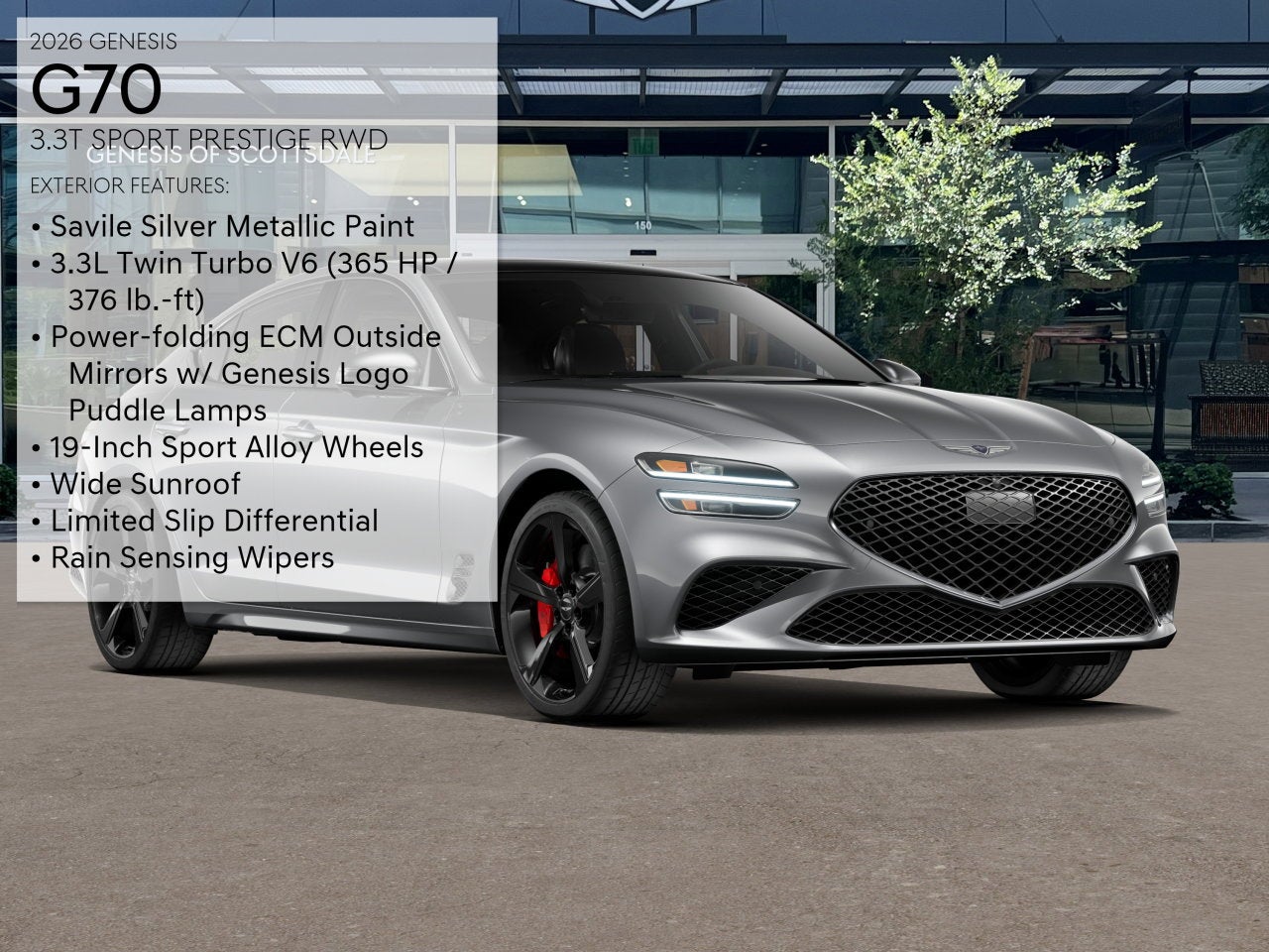 2026 Genesis G70 3.3T SPORT PRESTIGE