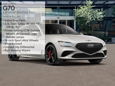 2026 Genesis G70 3.3T SPORT PRESTIGE