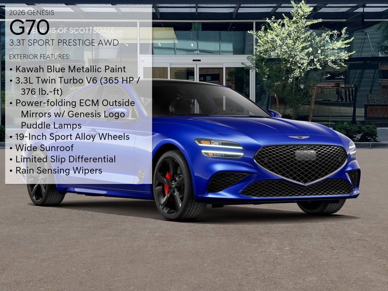 2026 Genesis G70 3.3T Sport Prestige