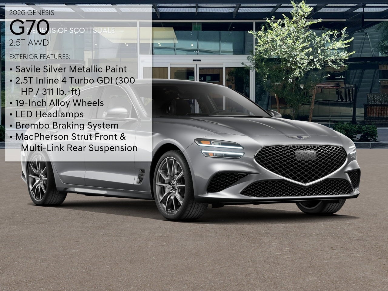 2026 Genesis G70 2.5T