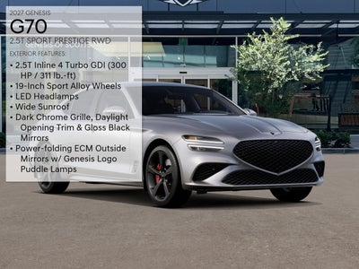 2027 Genesis G70 Standard