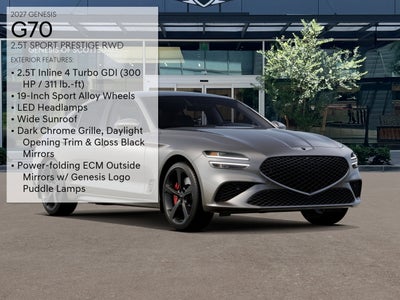 2027 Genesis G70 Standard