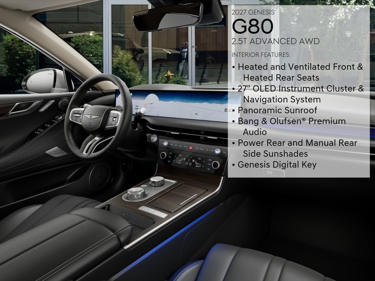 2027 Genesis G80 2.5T Advanced