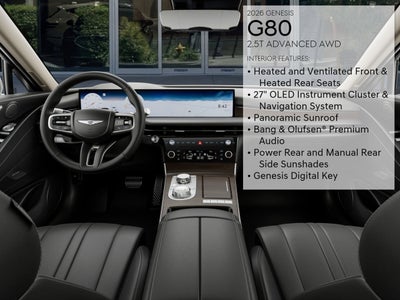 2026 Genesis G80 2.5T ADVANCED