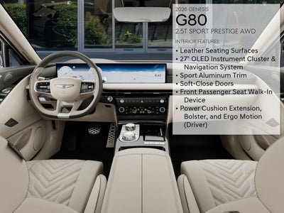 2026 Genesis G80 2.5T SPORT PRESTIGE