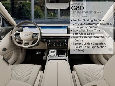 2026 Genesis G80 2.5T SPORT PRESTIGE