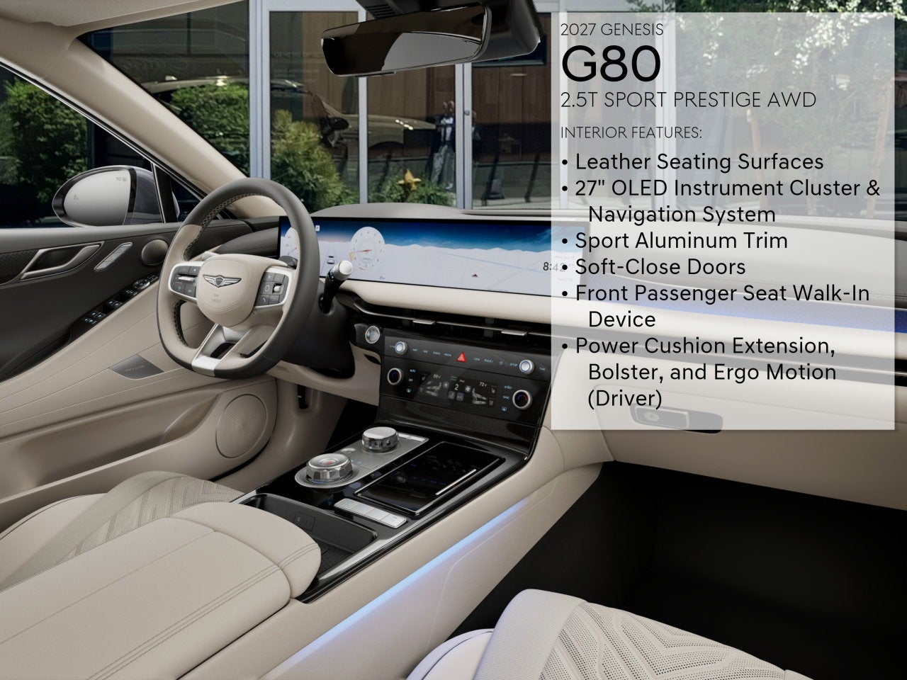 2027 Genesis G80 2.5T SPORT PRESTIGE