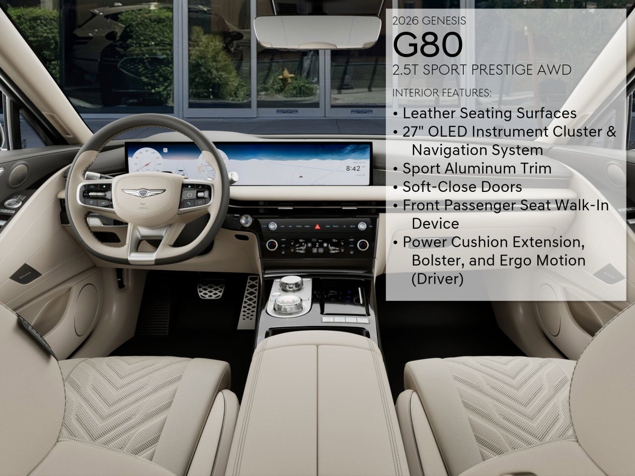 2026 Genesis G80 2.5T SPORT PRESTIGE