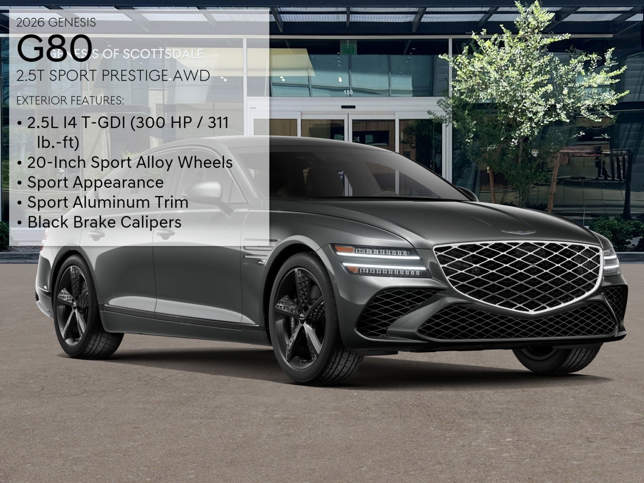 2026 Genesis G80 2.5T SPORT PRESTIGE