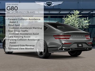 2026 Genesis G80 2.5T SPORT PRESTIGE