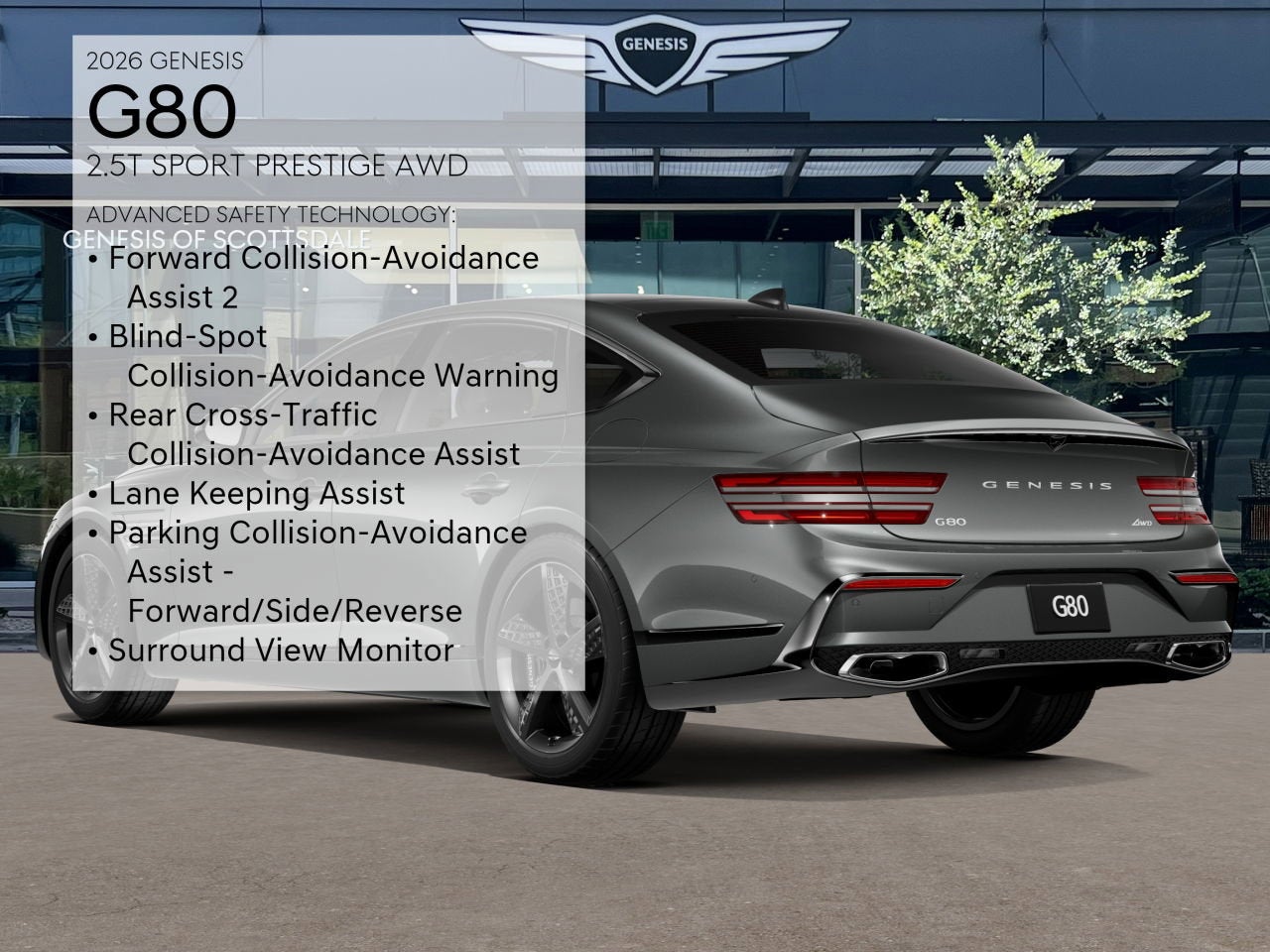 2026 Genesis G80 2.5T SPORT PRESTIGE
