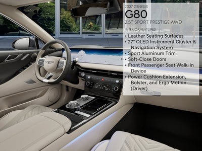 2027 Genesis G80 25TSPTPRES