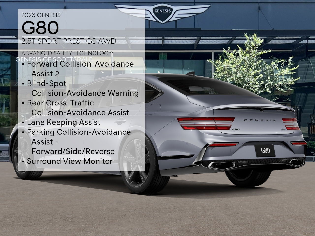 2026 Genesis G80 2.5T SPORT PRESTIGE