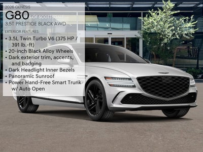 2026 Genesis G80 3.5T PRESTIGE BLACK