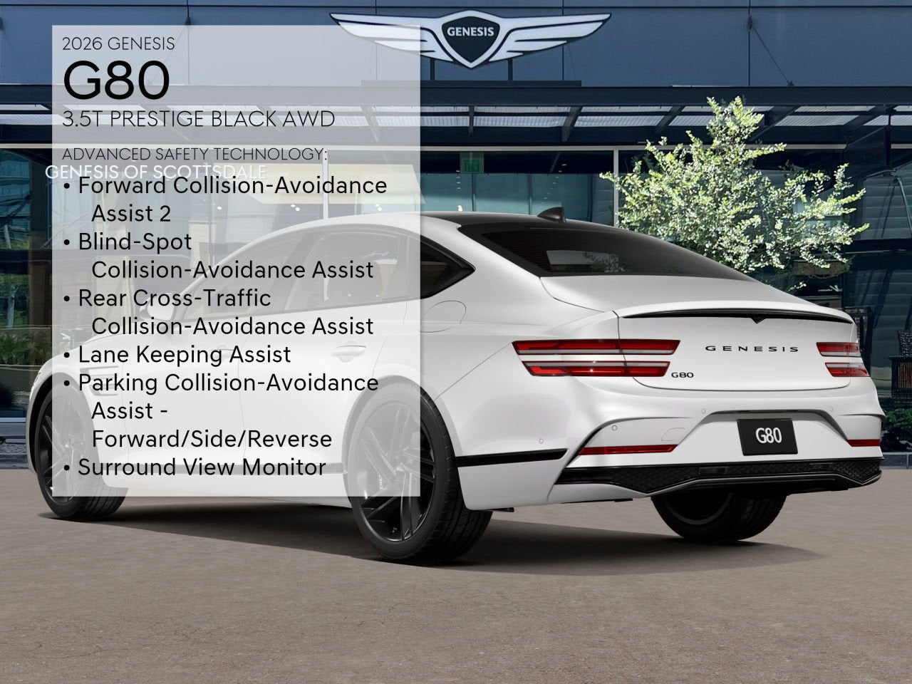 2026 Genesis G80 3.5T PRESTIGE BLACK