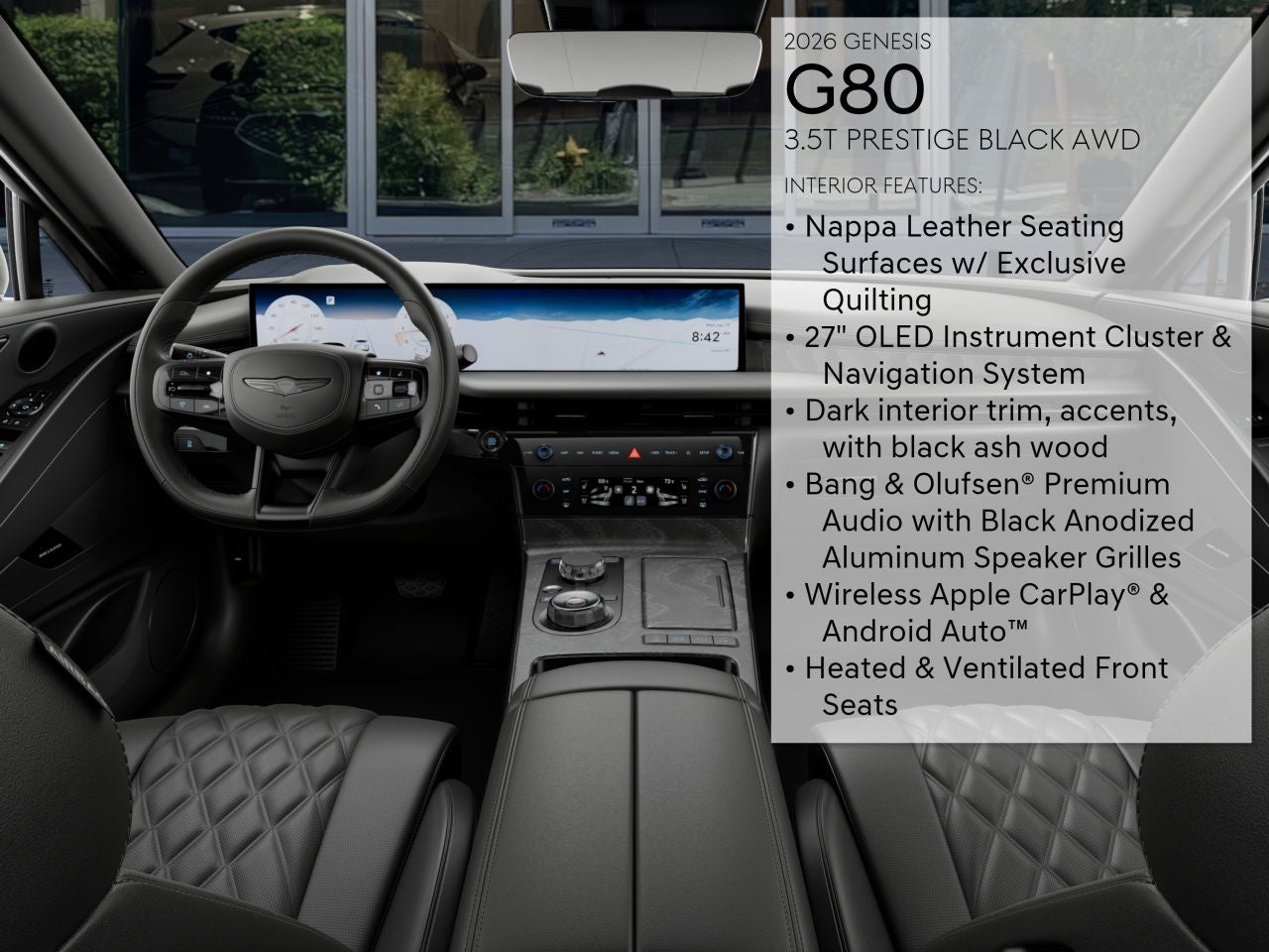 2026 Genesis G80 3.5T PRESTIGE BLACK