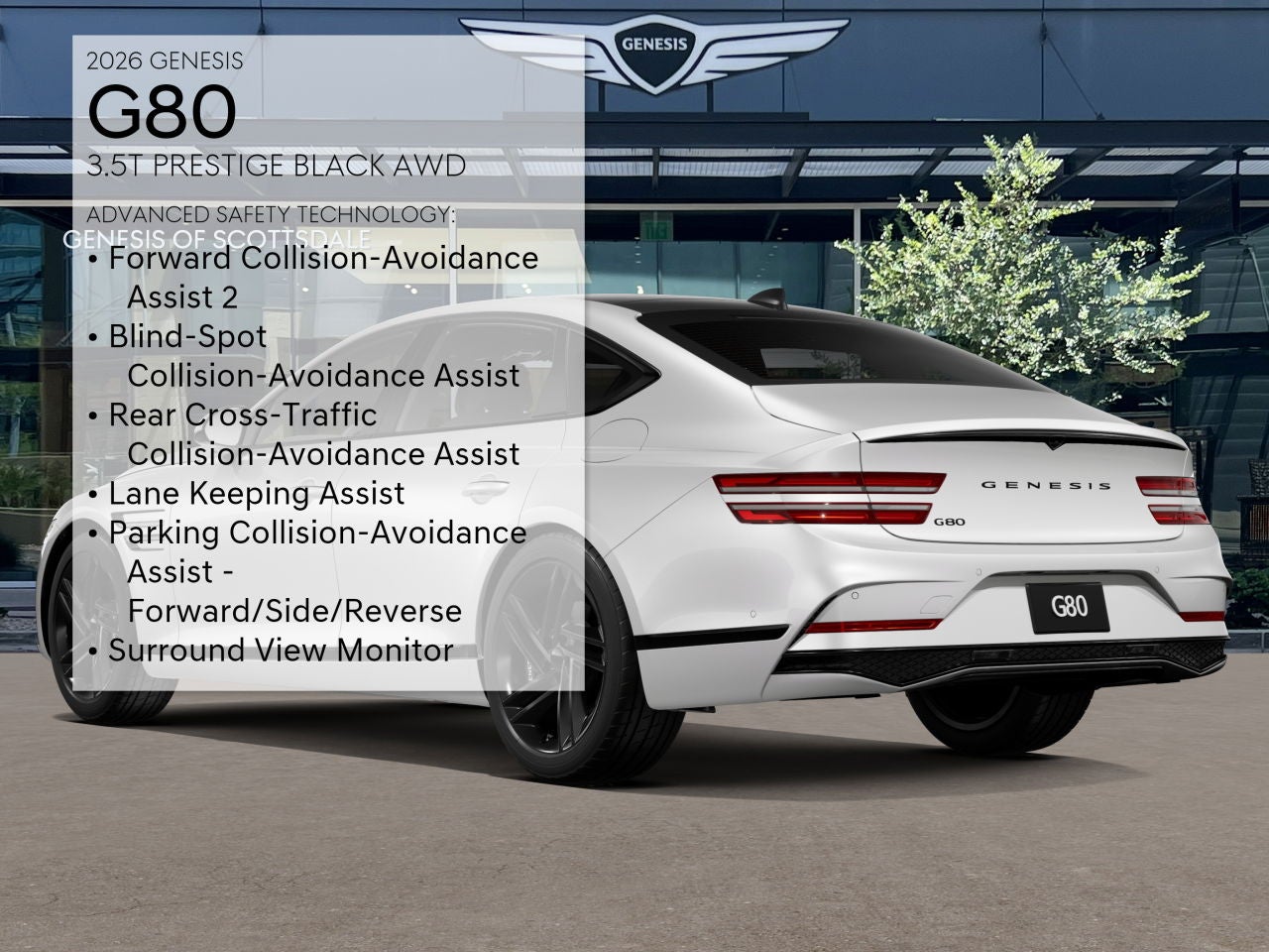 2026 Genesis G80 3.5T PRESTIGE BLACK