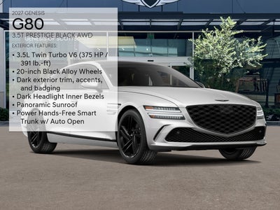 2027 Genesis G80 35TPRSTBLK