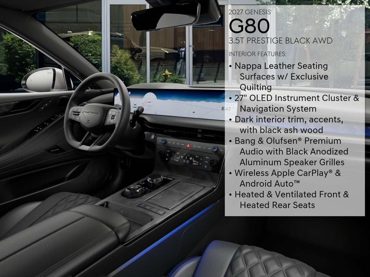 2027 Genesis G80 35TPRSTBLK