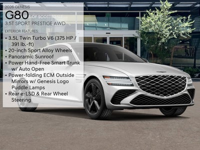 2026 Genesis G80 3.5T SPORT PRESTIGE
