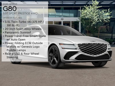 2026 Genesis G80 3.5T SPORT PRESTIGE