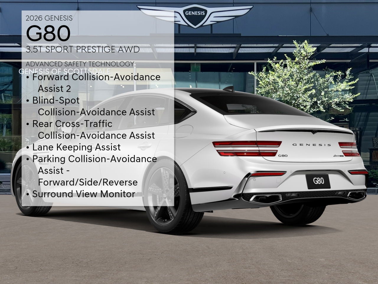 2026 Genesis G80 3.5T SPORT PRESTIGE
