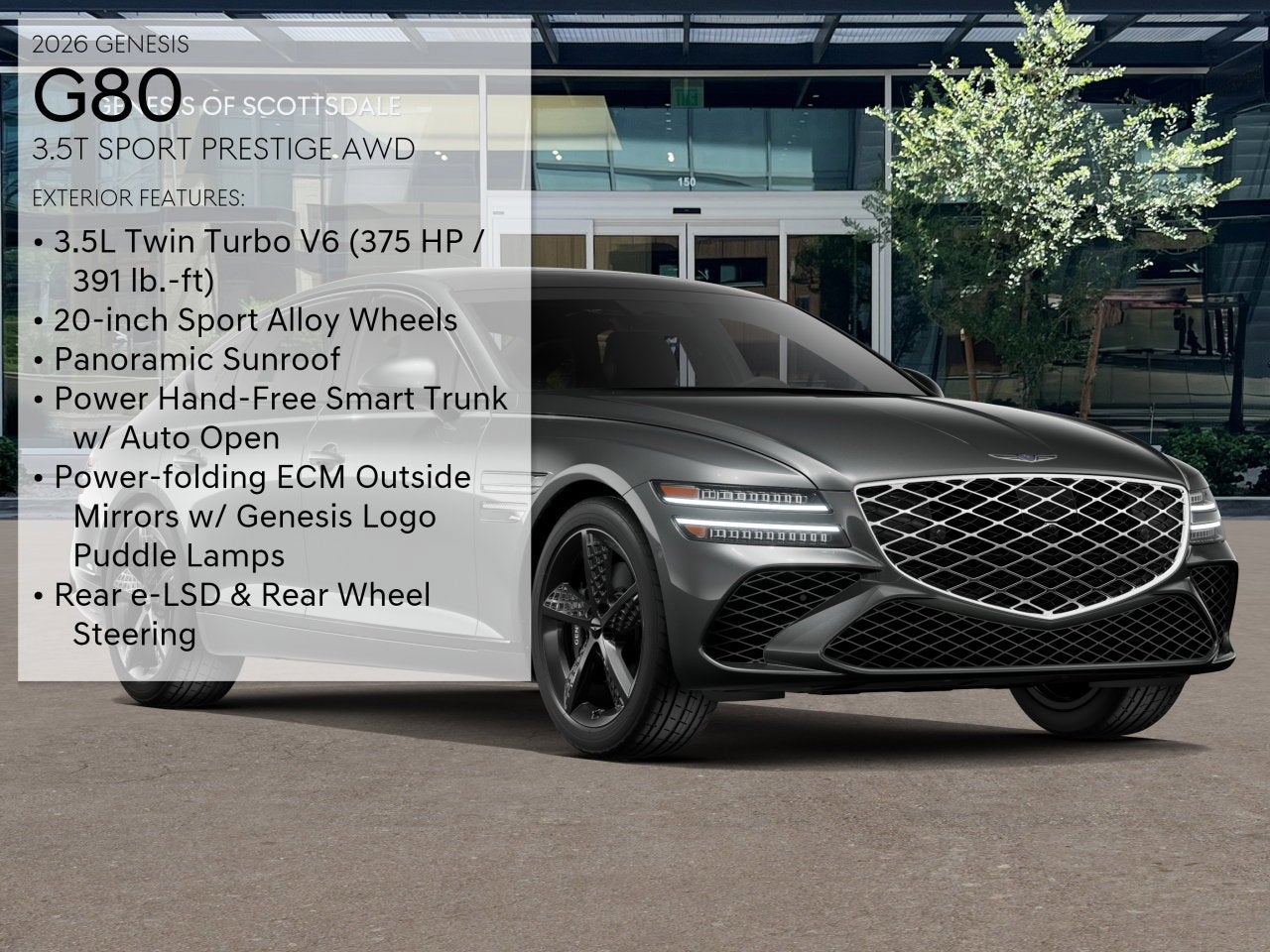 2026 Genesis G80 3.5T Sport Prestige