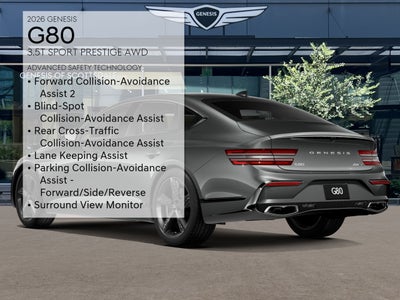 2026 Genesis G80 3.5T SPORT PRESTIGE