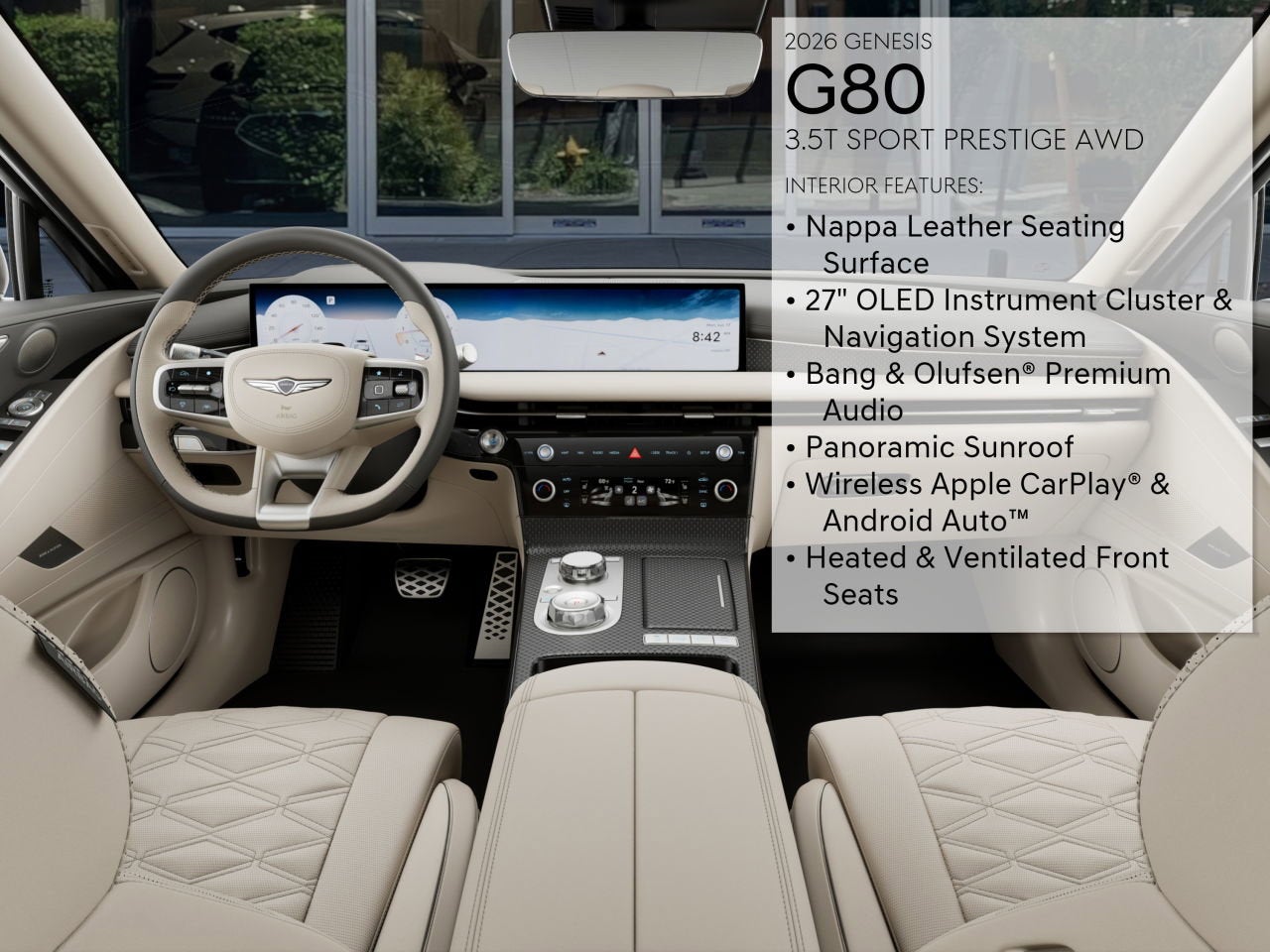 2026 Genesis G80 3.5T SPORT PRESTIGE