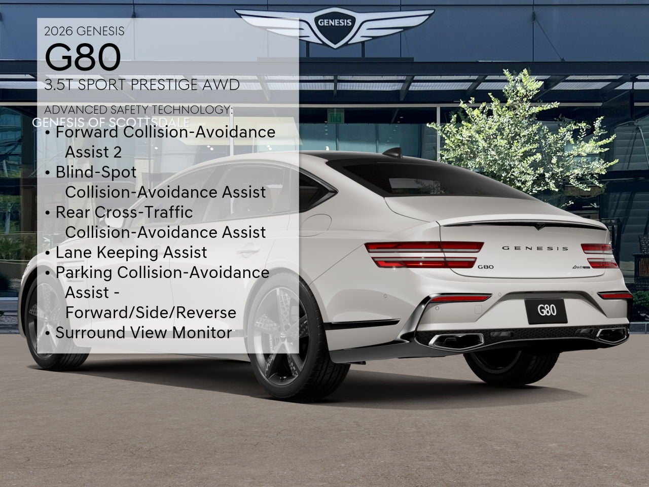 2026 Genesis G80 3.5T SPORT PRESTIGE