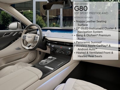 2027 Genesis G80 35TSPTPRES