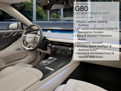2027 Genesis G80 35TSPTPRES