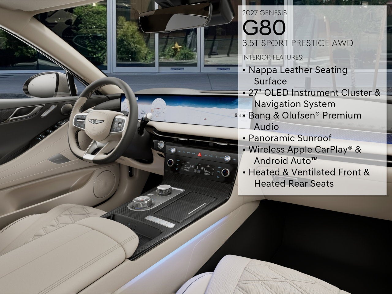 2027 Genesis G80 35TSPTPRES