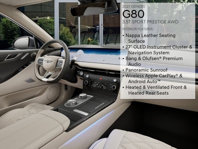 2027 Genesis G80 3.5T SPORT PRESTIGE