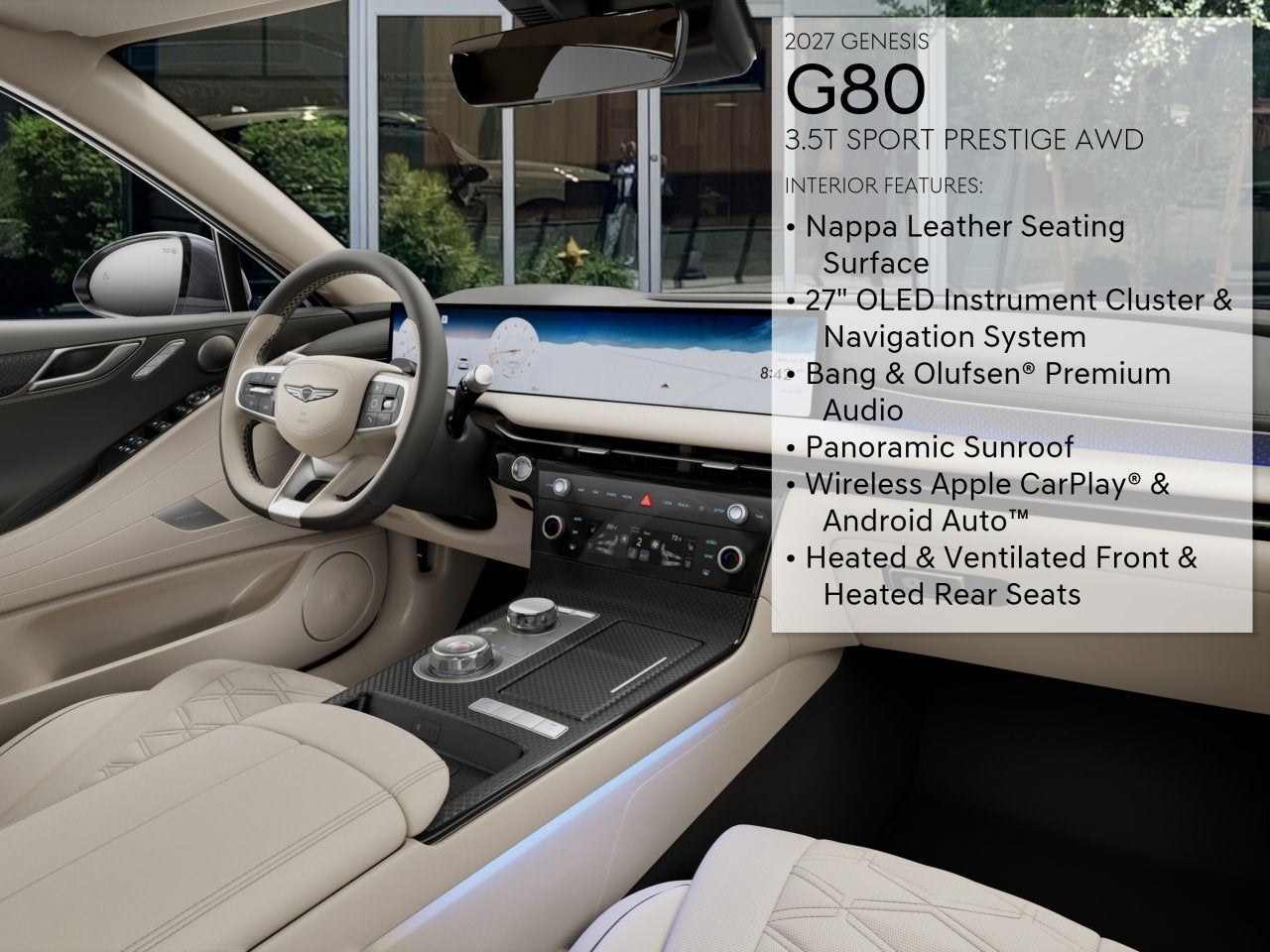 2027 Genesis G80 3.5T SPORT PRESTIGE
