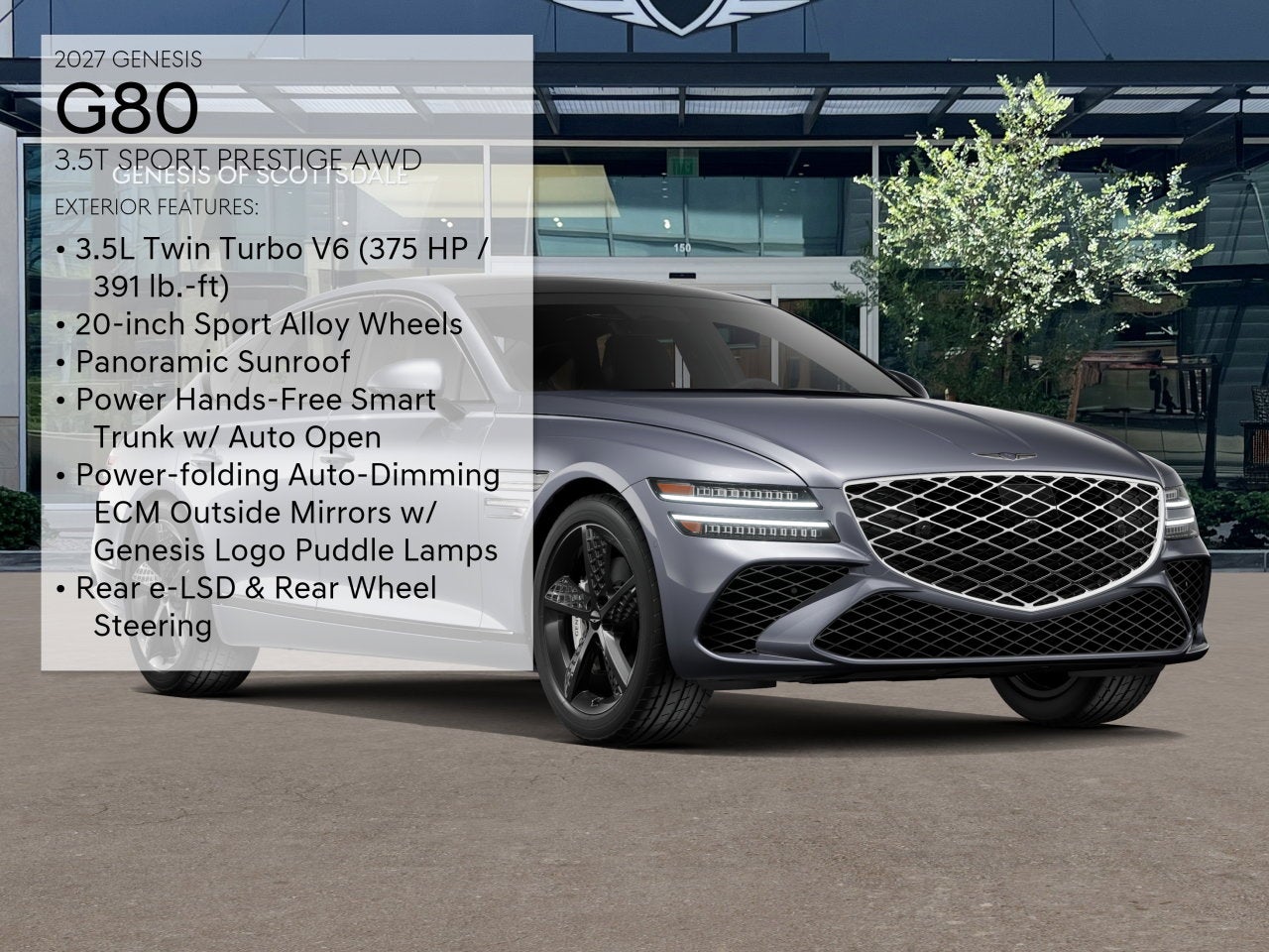 2027 Genesis G80 3.5T SPORT PRESTIGE