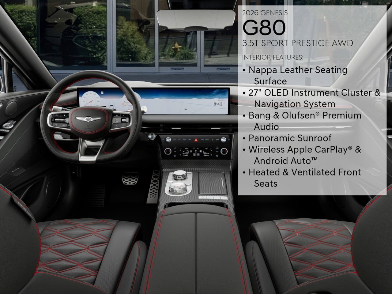 2026 Genesis G80 3.5T SPORT PRESTIGE