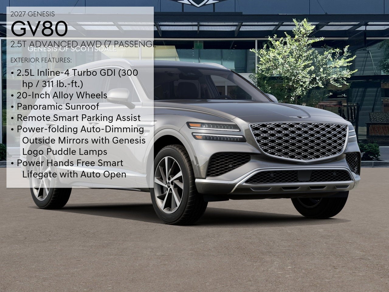 2027 Genesis GV80 2.5T ADVANCED