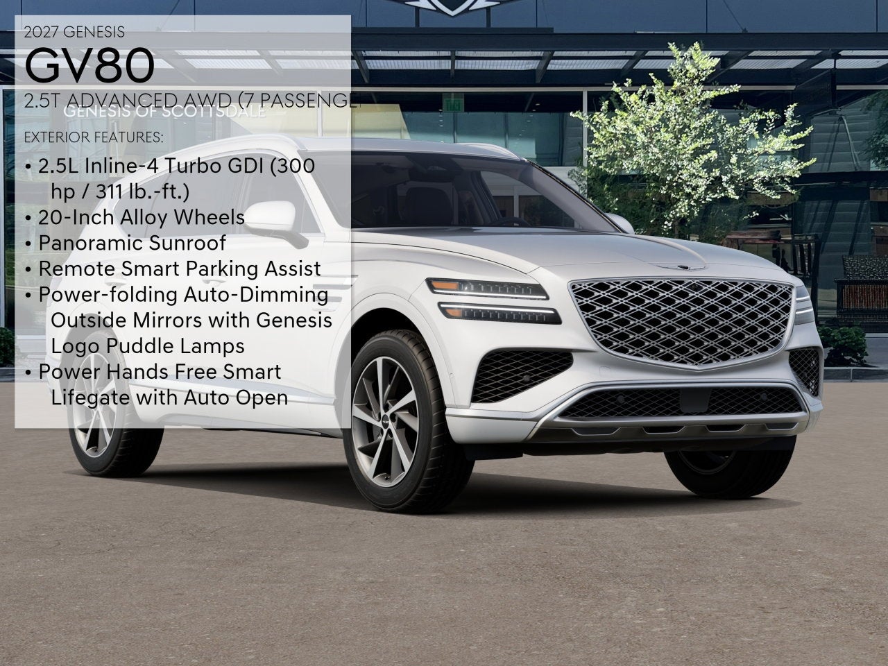 2027 Genesis GV80 2.5T ADVANCED