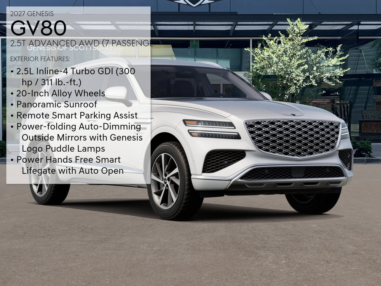 2027 Genesis GV80 2.5T ADVANCED