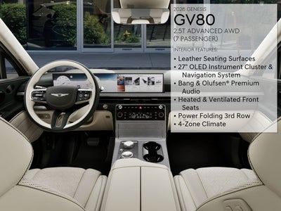 2026 Genesis GV80 2.5T ADVANCED
