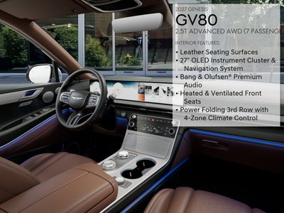 2027 Genesis GV80 2.5T ADVANCED
