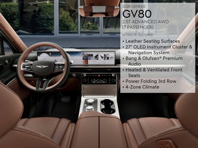 2026 Genesis GV80 2.5T Advanced