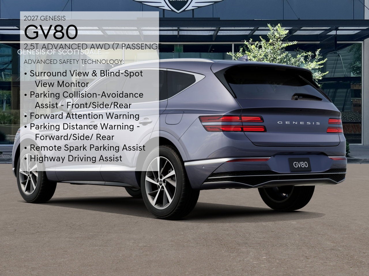 2027 Genesis GV80 2.5T ADVANCED