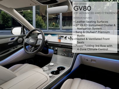 2027 Genesis GV80 2.5T ADVANCED