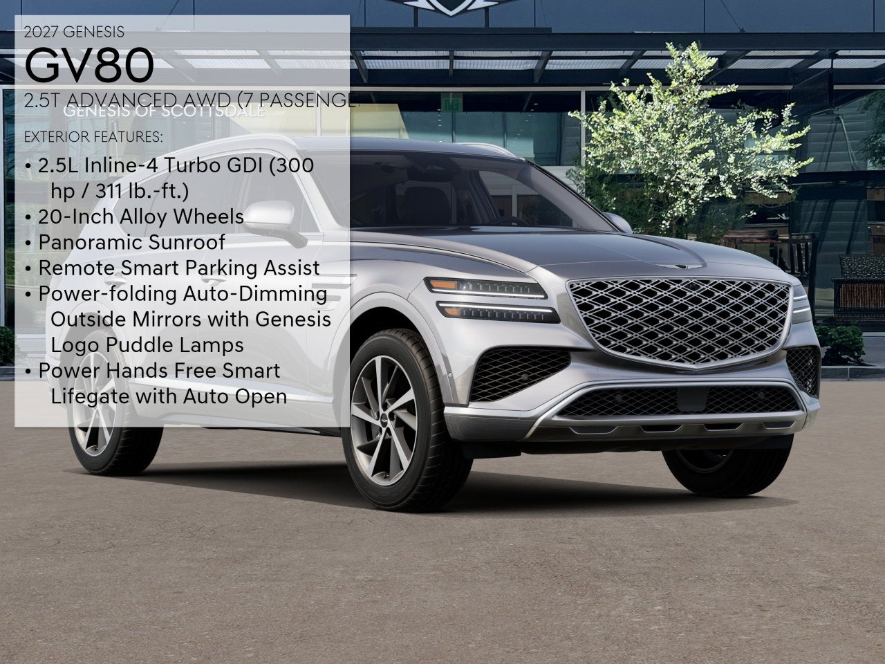 2027 Genesis GV80 2.5T ADVANCED