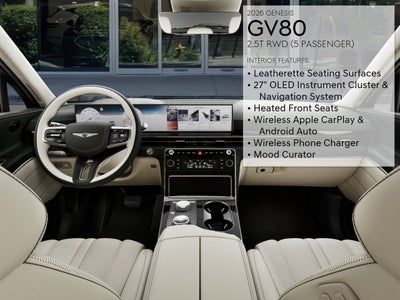 2026 Genesis GV80 2.5T RWD